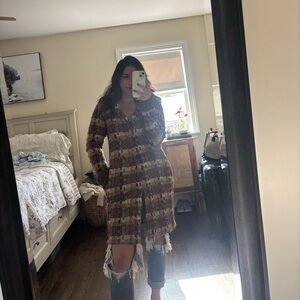 Plaid Longline Coat